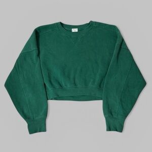 Offline By Aerie Green Cozy Sweatshirt